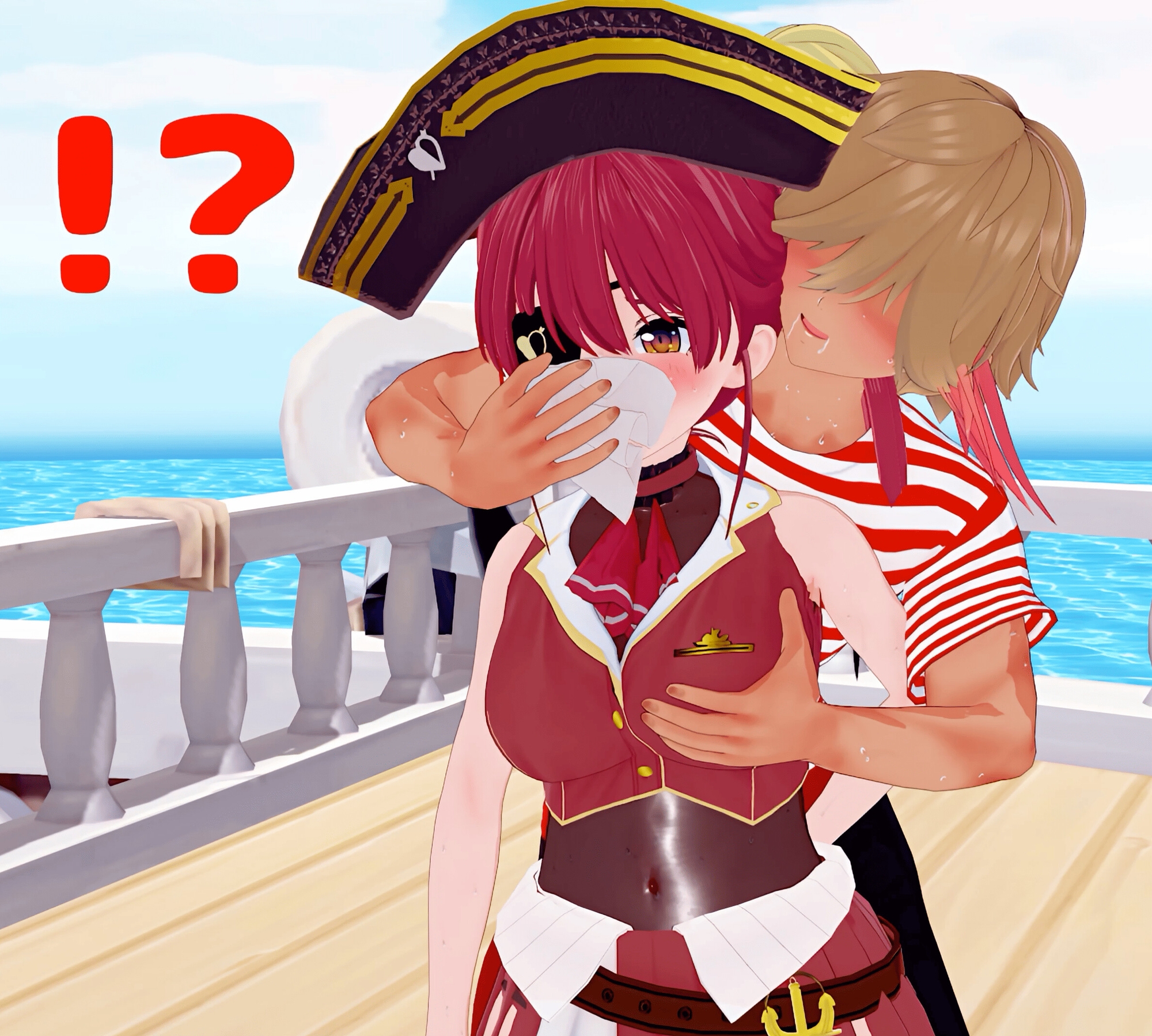 【4K】チャラ男一味に狙われた女海賊系Vtuberの末路 画像1