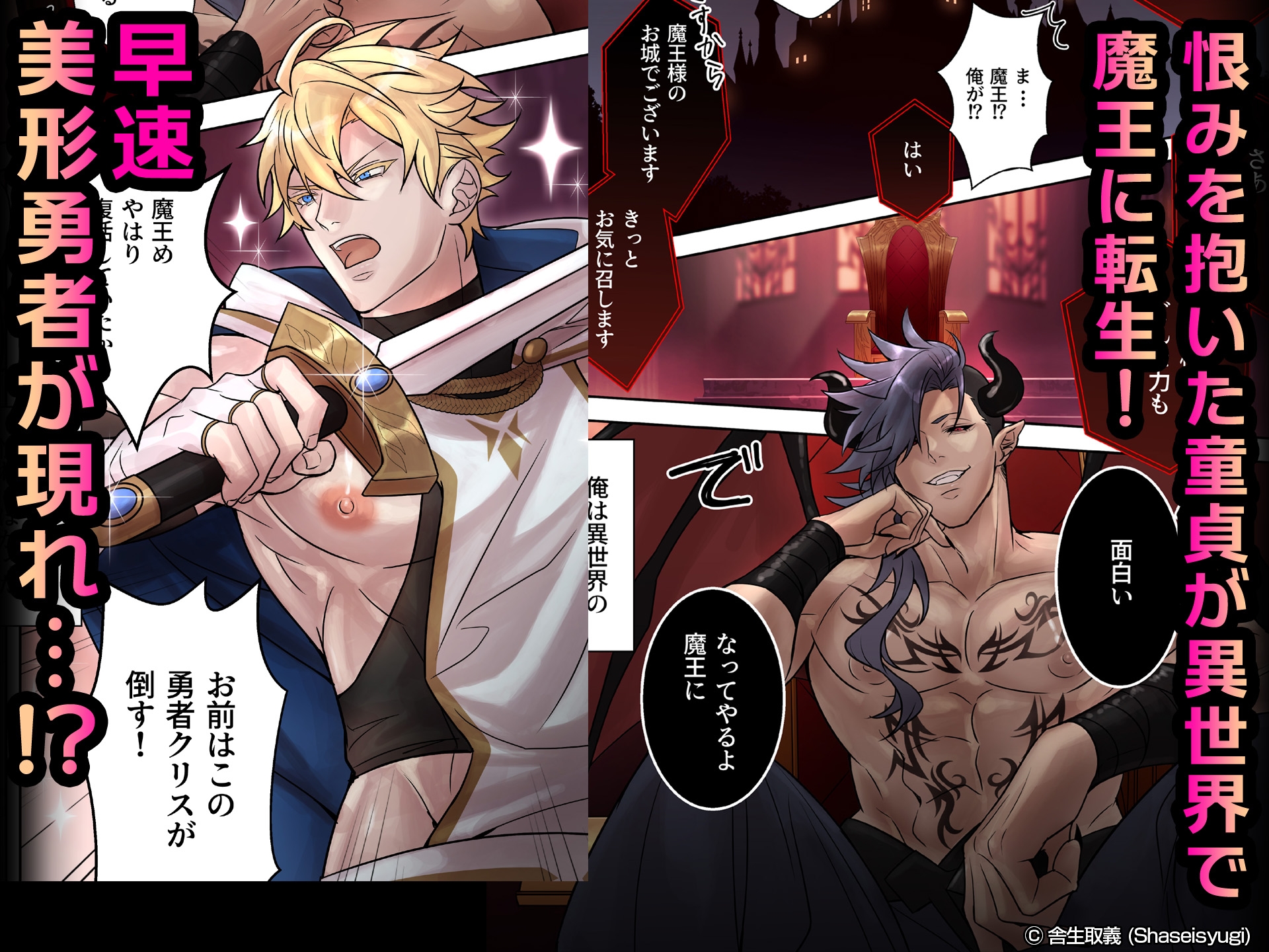【コミック版】淫紋勇者と魔王様 -魔王城の贄- 画像1