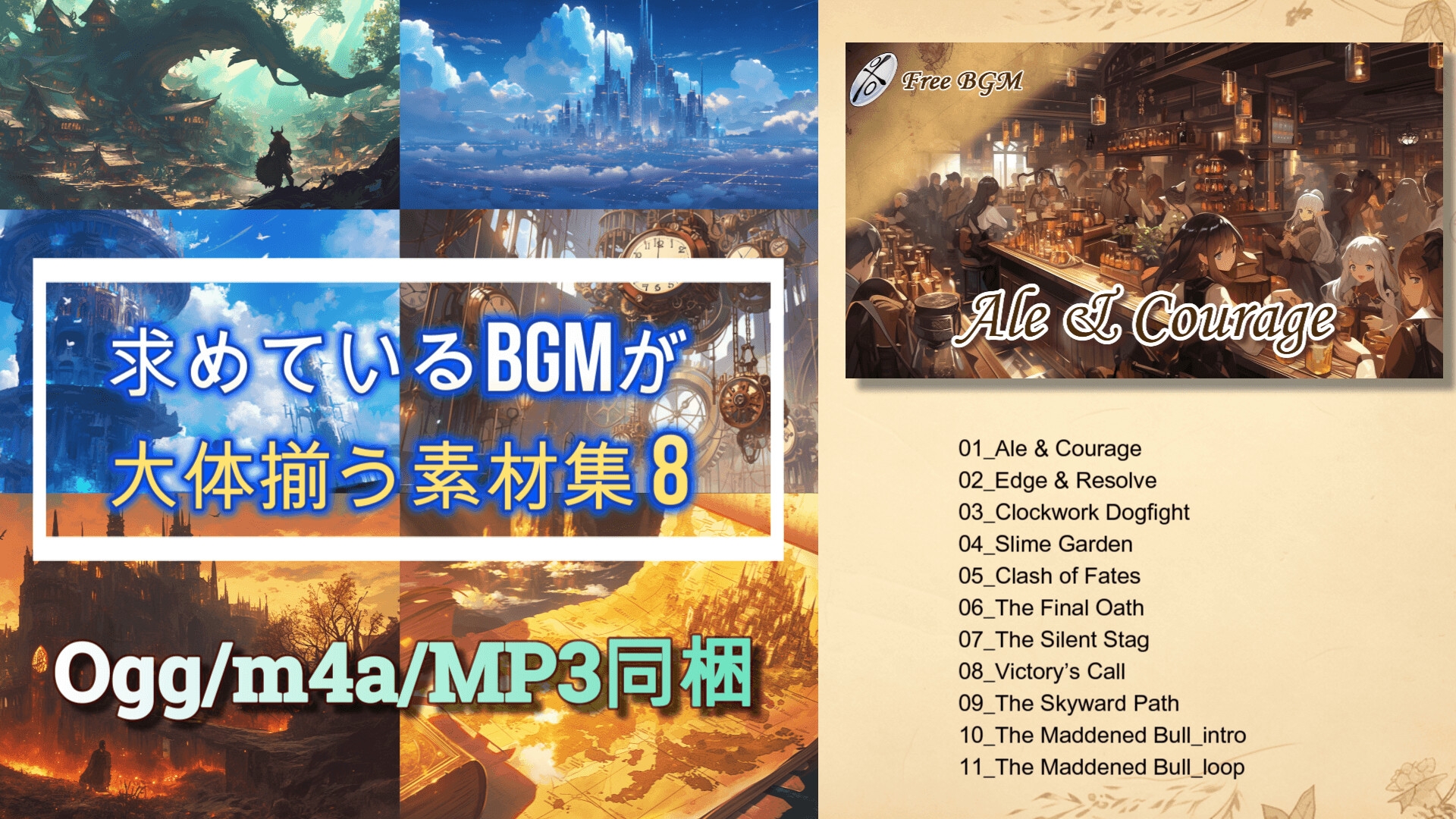 求めているBGMが大体揃う素材集8