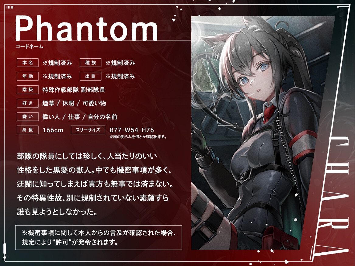 [ケモミミ❎特殊部隊❎喫煙純愛]ケモミミ戦記 Phantom Lost 〜存在しない彼女と貴方の暇潰し〜 画像3