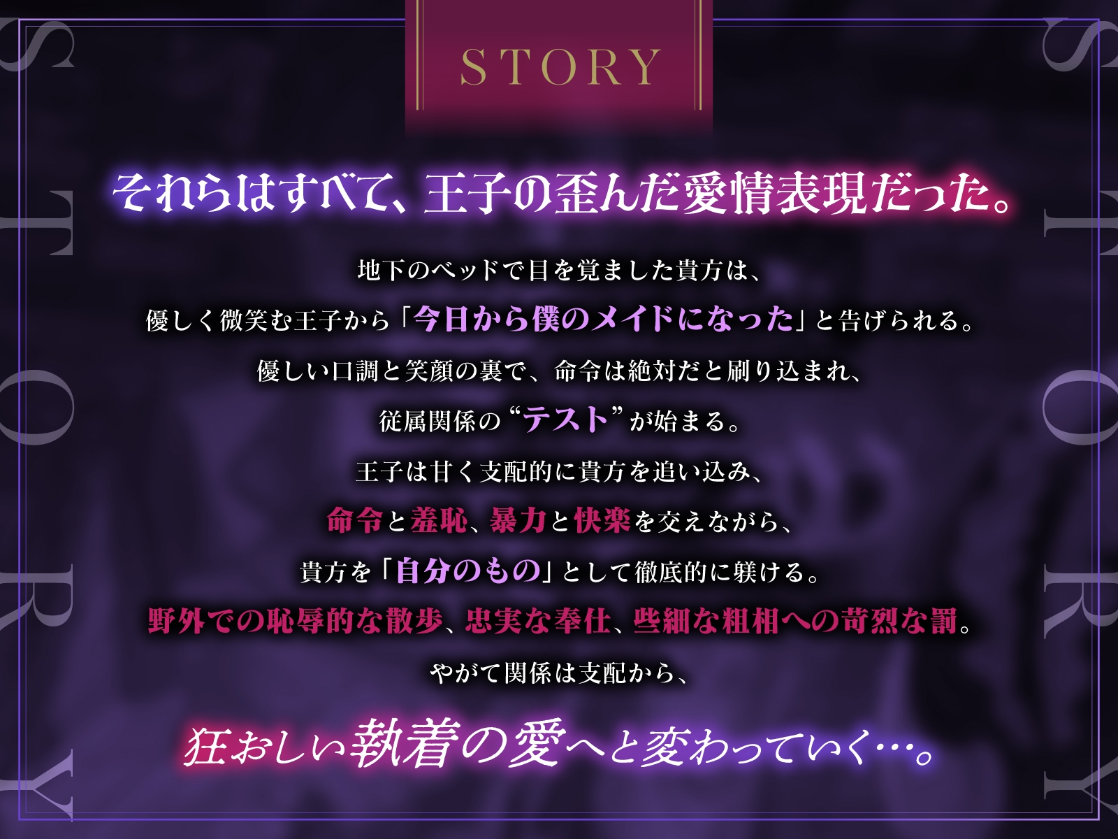 【独占欲×君しかいらない】年下ヤンデレ第2王子の激重感情MAX孕ませ躾っクス~優しい仮面の下は、子宮を壊すほどのドッロドロの歪愛でした~♡ずぅ~っと9大特典付き♡-2画像