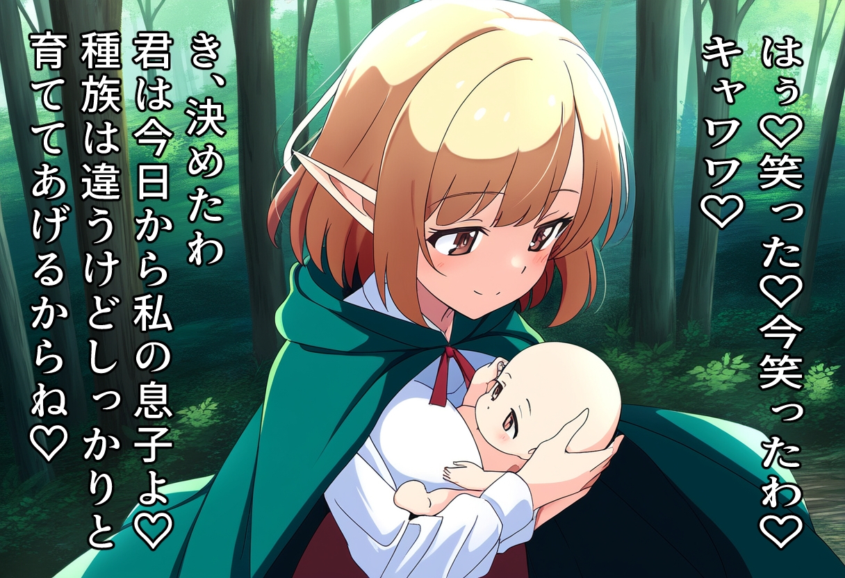 冒険に行くなんてママは絶対許しません!~子離れが出来ないエルフママは豊満な体を使って引き留める~ サンプル2