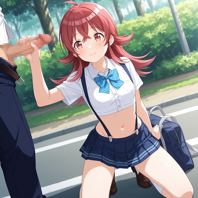 常識改変された学校で性処理をするアイドル 小〇果穂編 thumbnail 2