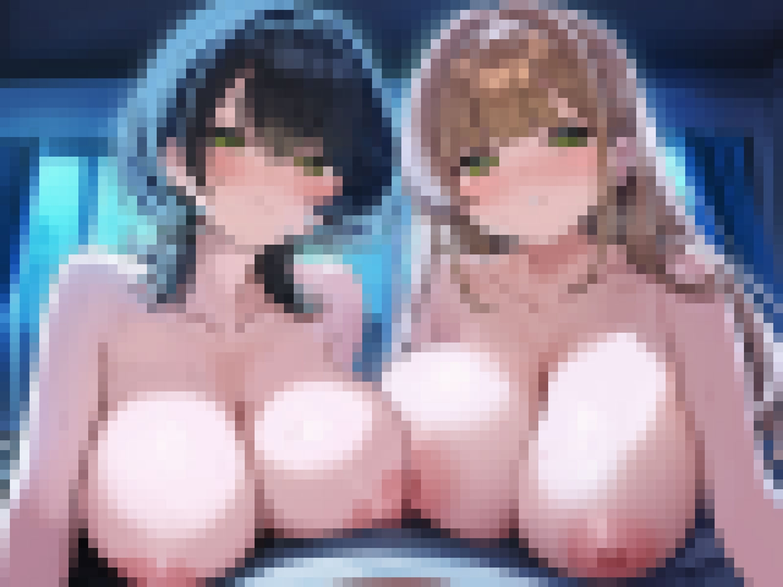 【全裸差分あり】超過保護な高身長義理姉とあまあまWおっぱい洗体&連続中出し溺愛性活「こ~らっ♪抵抗しないのっ♡笑」 画像4