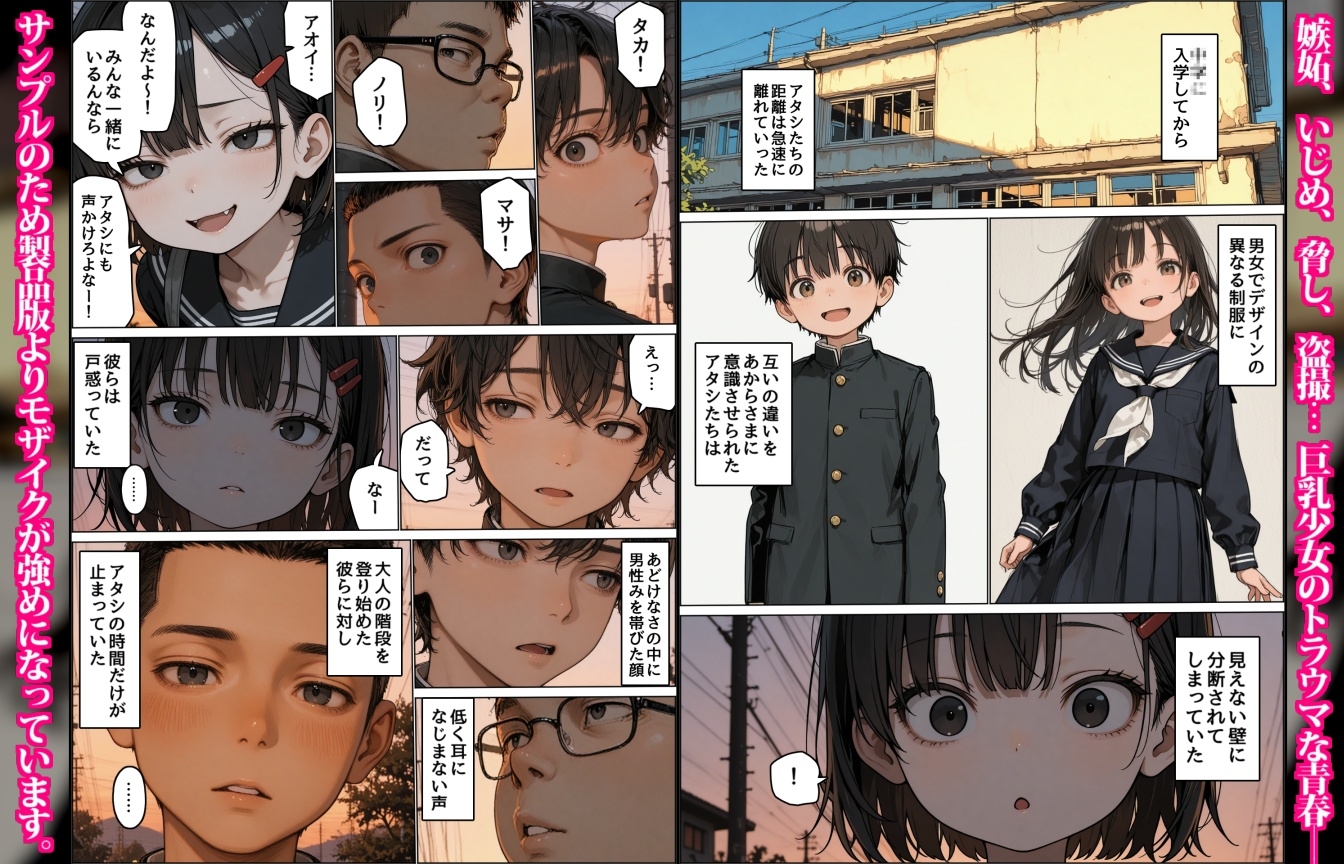 女嫌いのアオイちゃん男友達の裏切りで恐い人たちに輪される巨乳少女_2