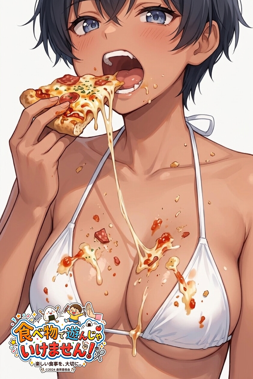食べ物で遊んじゃいけません!_1