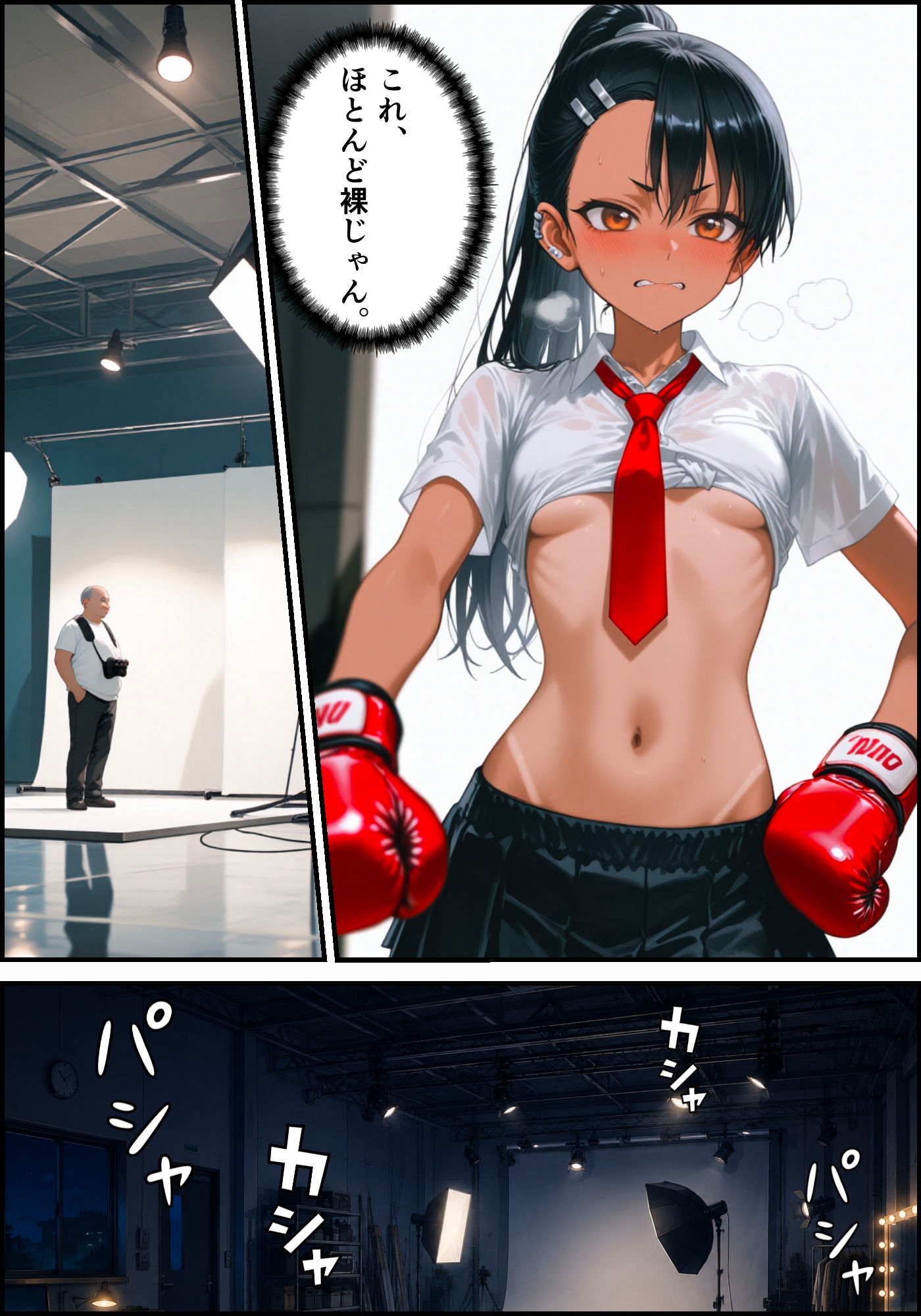 [漫画仕立て]センパイを守るために校長に抱かれてます 第四話_4