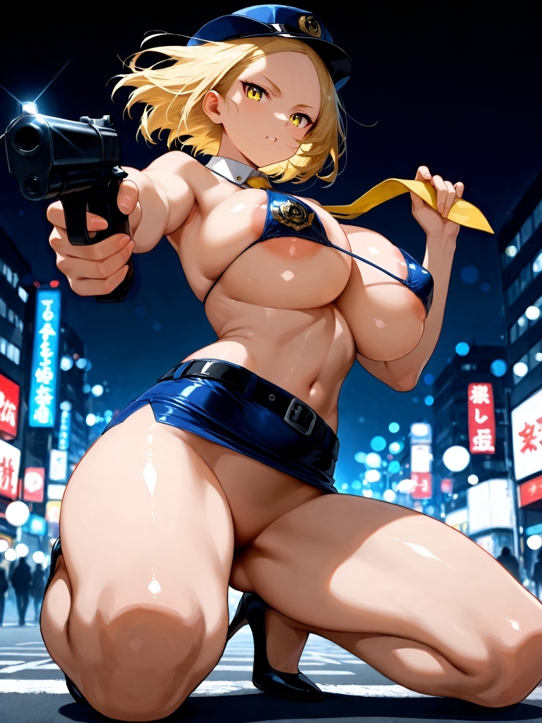 爆乳ノーパンポリス真夜中の追走劇!!_2