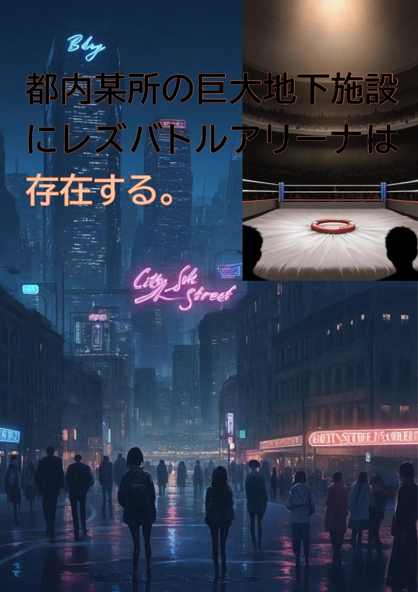 【ゴールド】同人CG・AI『セレブたちの地下レズバトル予選A』1