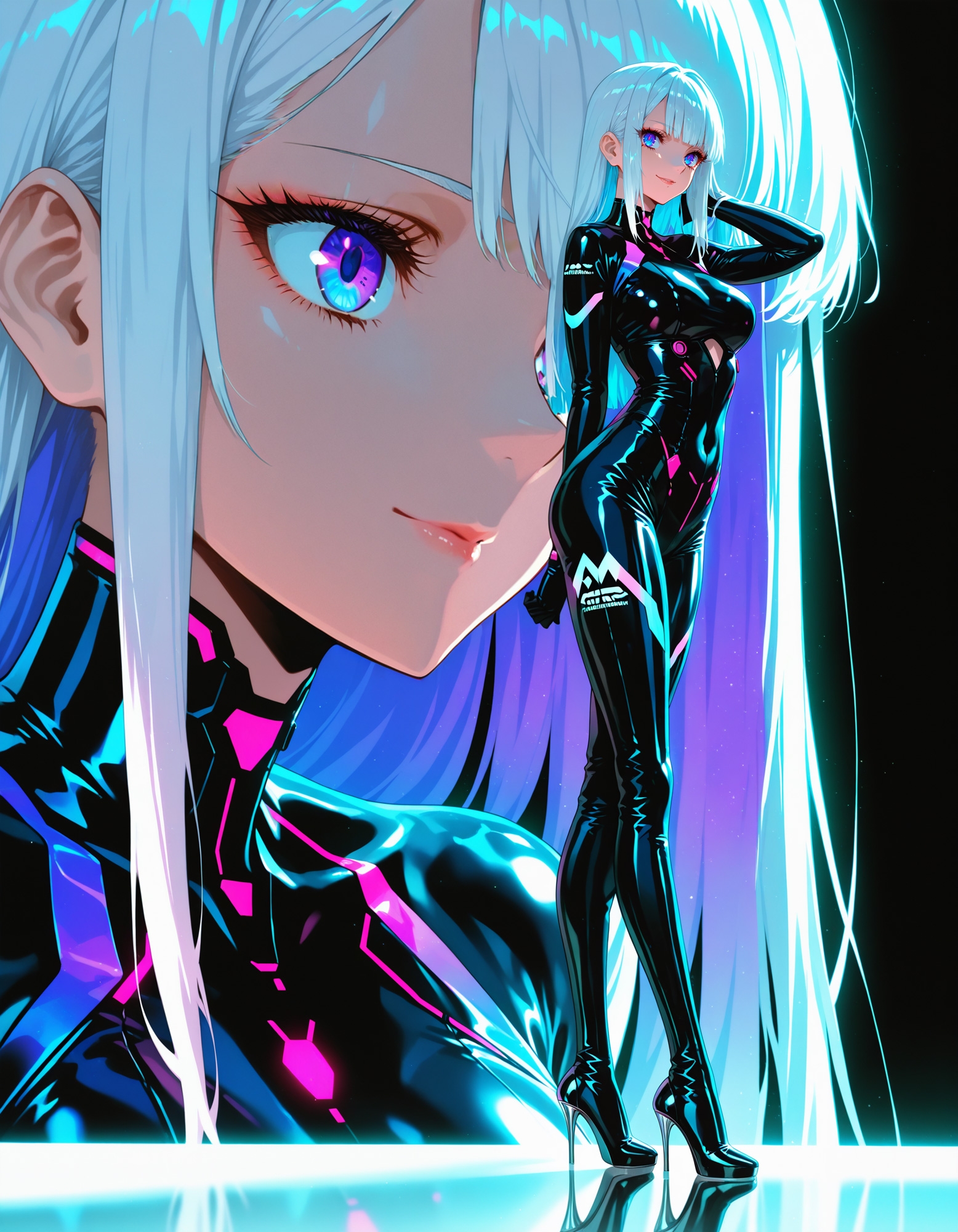 Cyberpunk RQ / 光沢ラテックス女王 Vol.3 - Midnight Podium 画像3