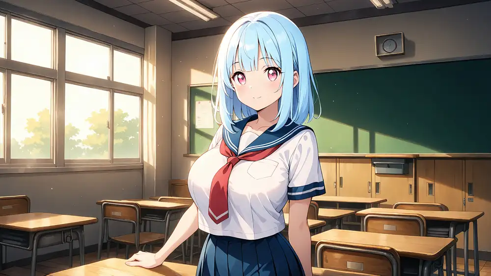 爆乳スク水姉妹が顧問教師と淫らな特別トレーニング【4K】 サンプル画像 2