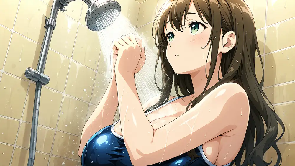 爆乳スク水姉妹が顧問教師と淫らな特別トレーニング【4K】 サンプル画像 7