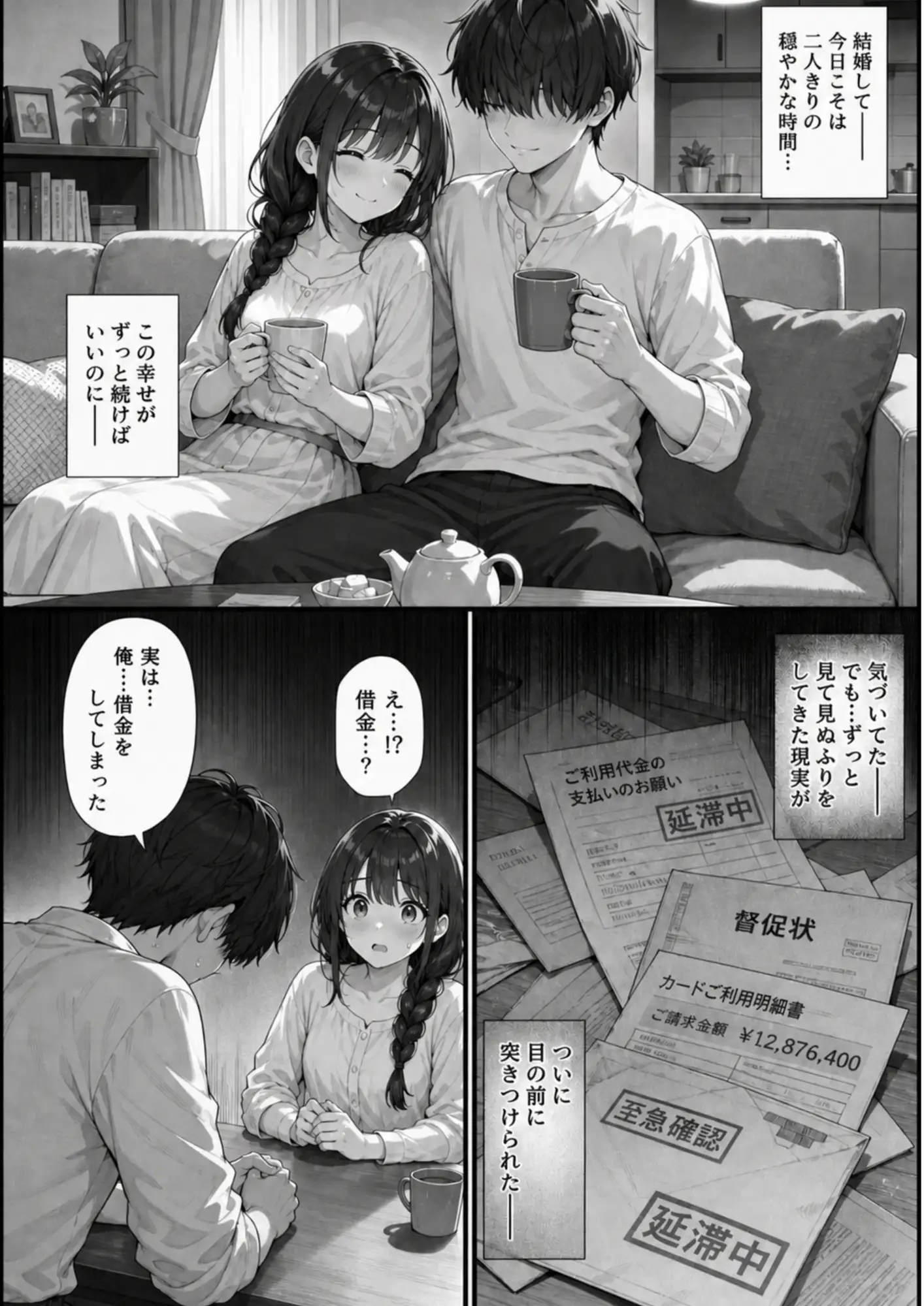 僕の妻が借金取りに堕とされるまで サンプル画像 4