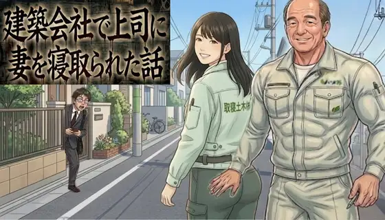建築会社で上司に妻を寝取られた話 ジャケット画像