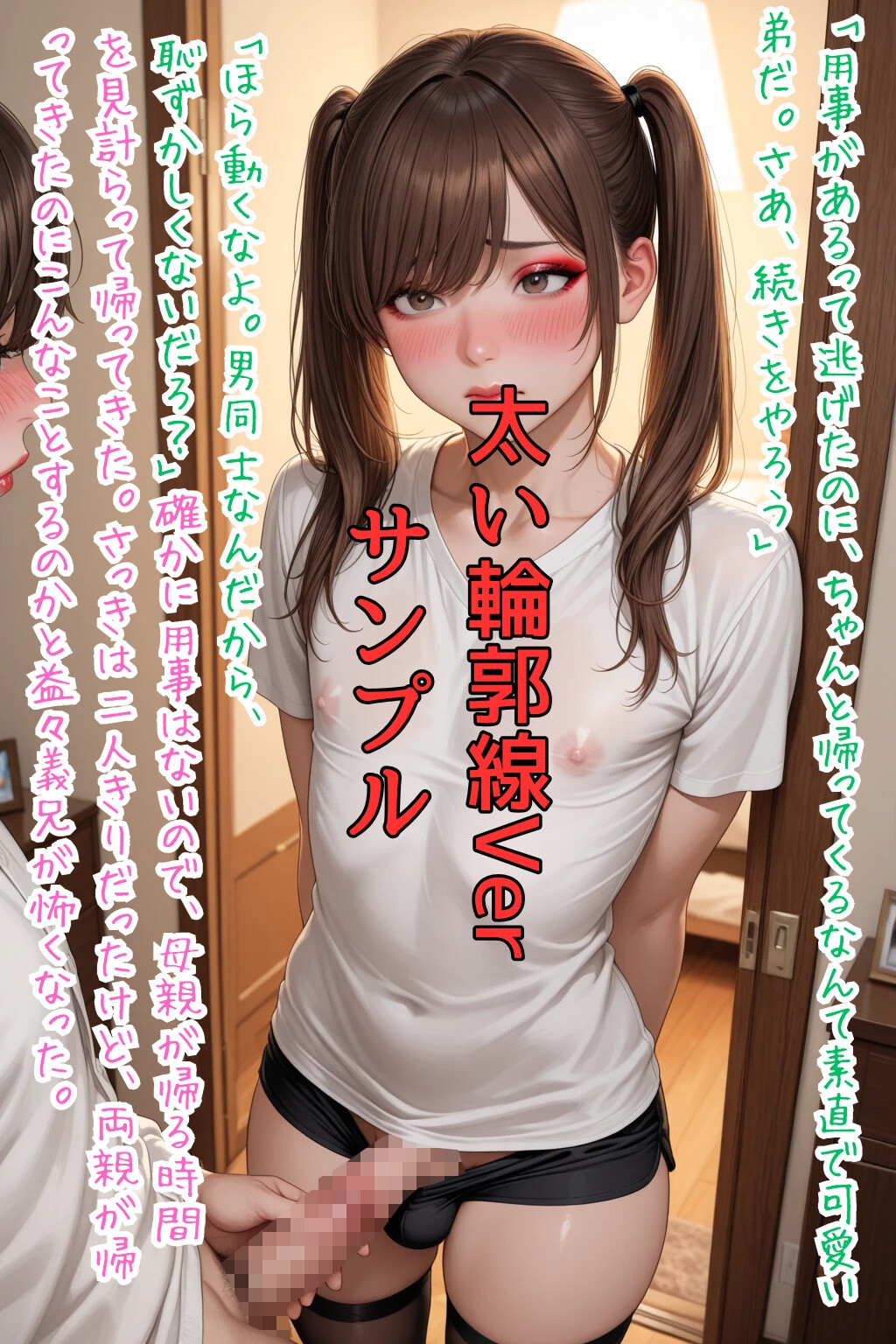 Sissy Captions Mな男の娘のシシーキャプション集6 母親の再婚で運命が狂いはじめた大学生の物語 いけないとわかってるのに… 僕はもう逃げられない…_2