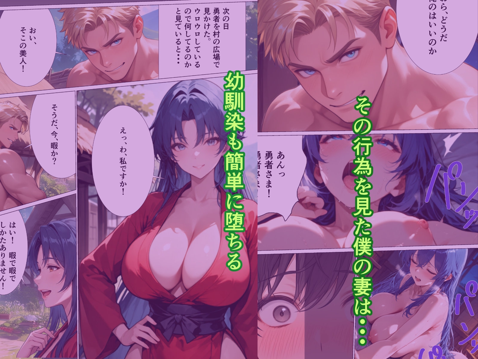 【どらごんまじっく】同人マンガ・AI『僕の村に鬼畜勇者がやってきた』3