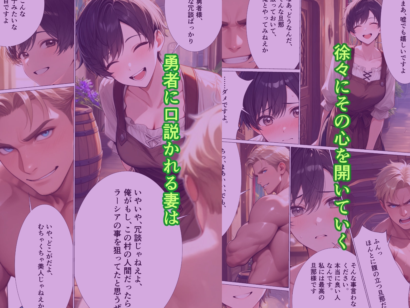 【どらごんまじっく】同人マンガ・AI『僕の村に鬼畜勇者がやってきた』4