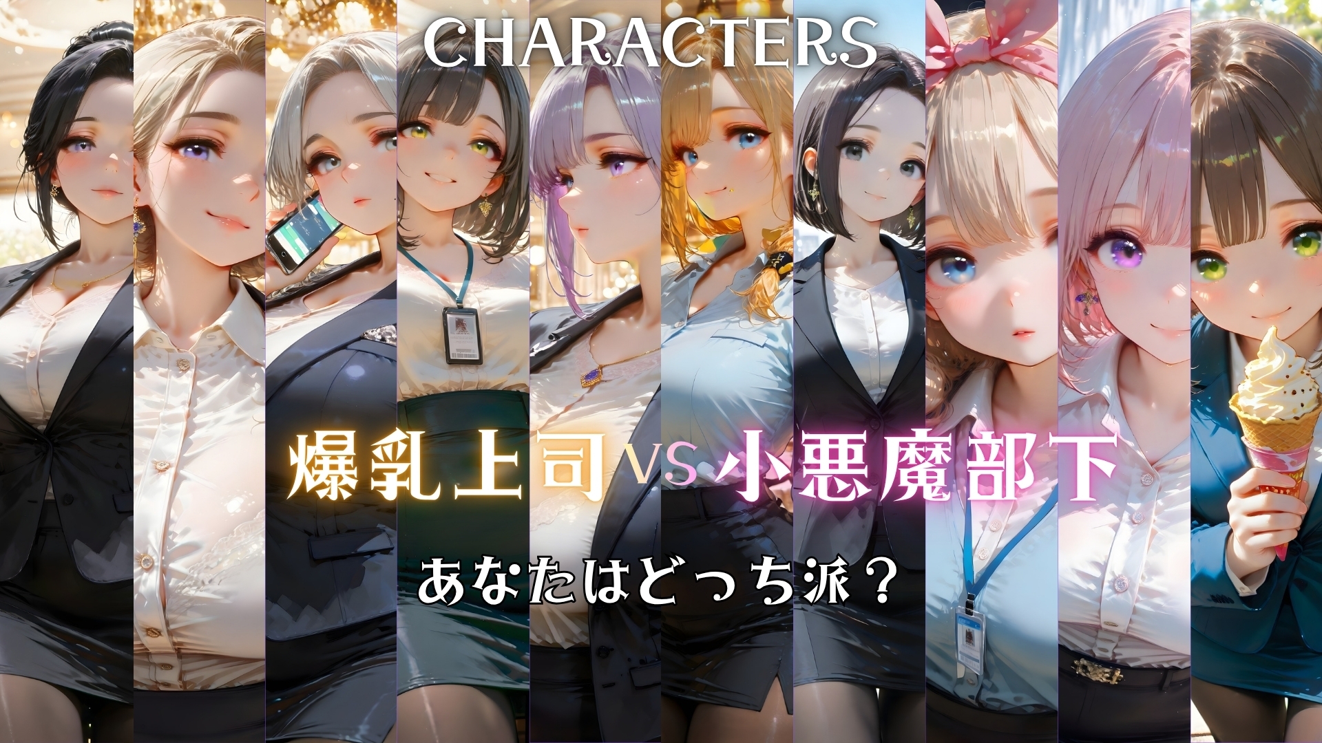 【4K神画質】爆乳上司vs小悪魔女子！ 社内OL 上司も部下もハメてみた！ ～禁断の全員中出しSEX～_6