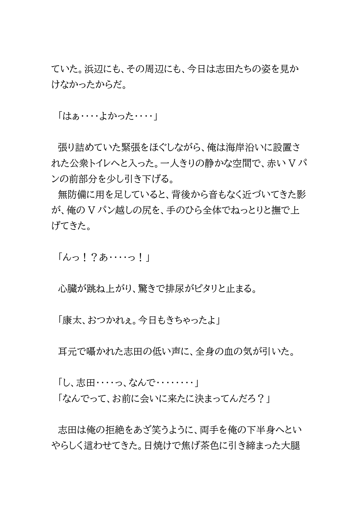 ノンケライフセーバーが腹パンと野外レ〇プで従順にしつけられる話2 [BLSM物語] | DLsiteがるまに 3