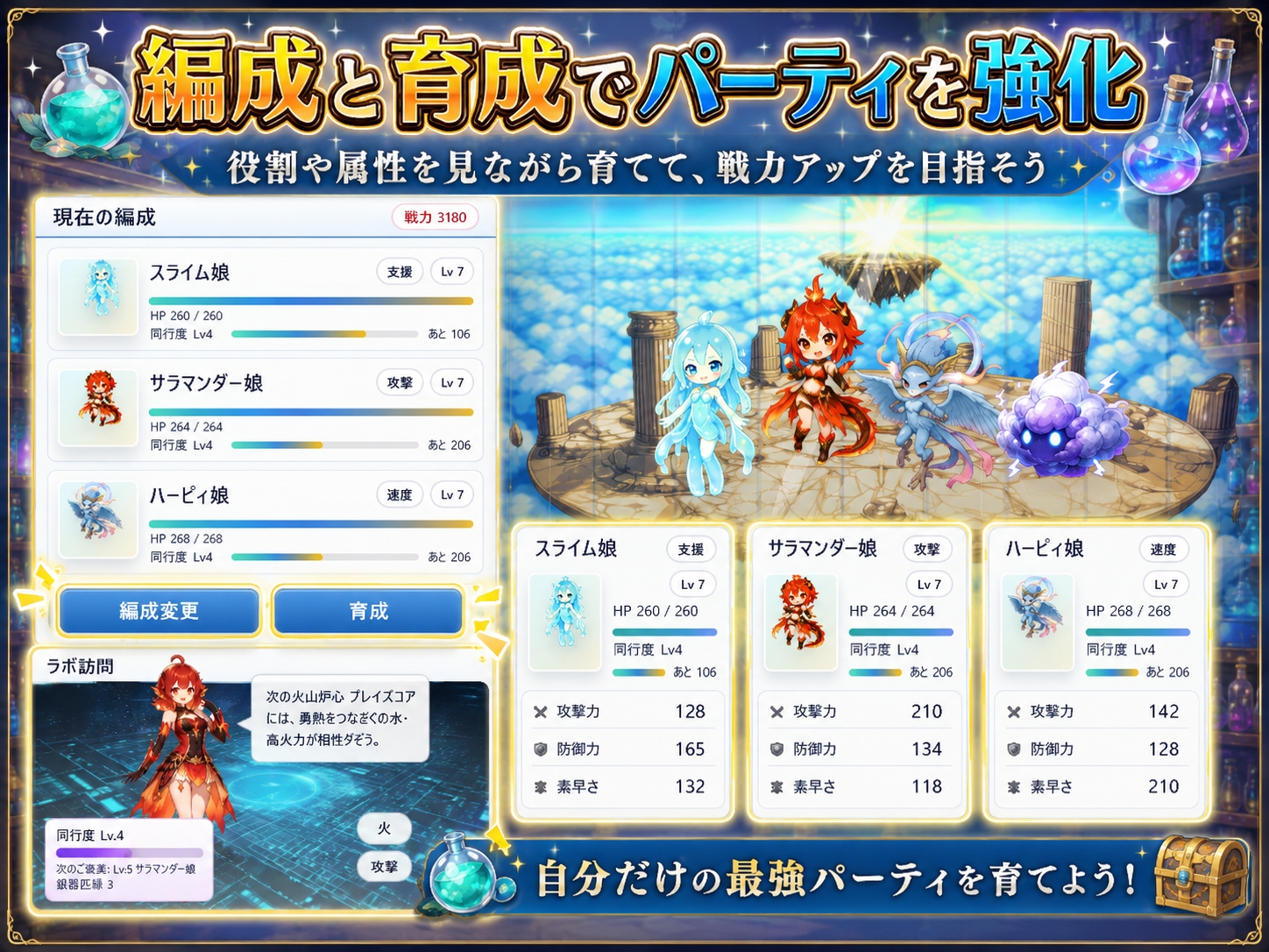 【旅猫。】同人ゲーム・AI『合成！モン娘ラボ』2