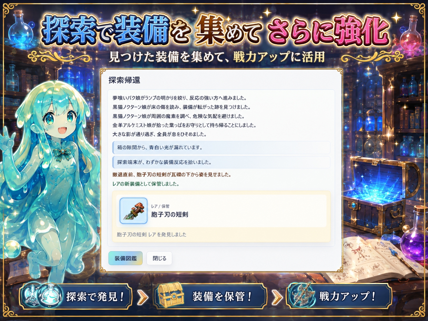 【旅猫。】同人ゲーム・AI『合成！モン娘ラボ』6