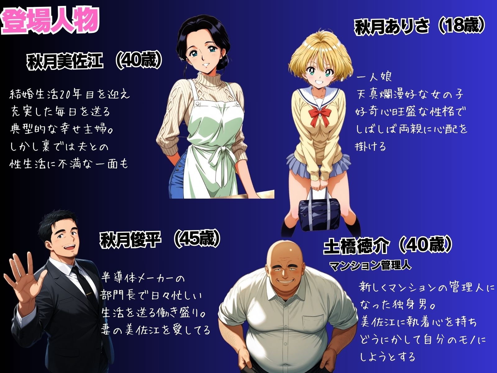 母娘娯楽2管理人の罠に堕ちた母娘 美佐江(母)の章(前編)_1