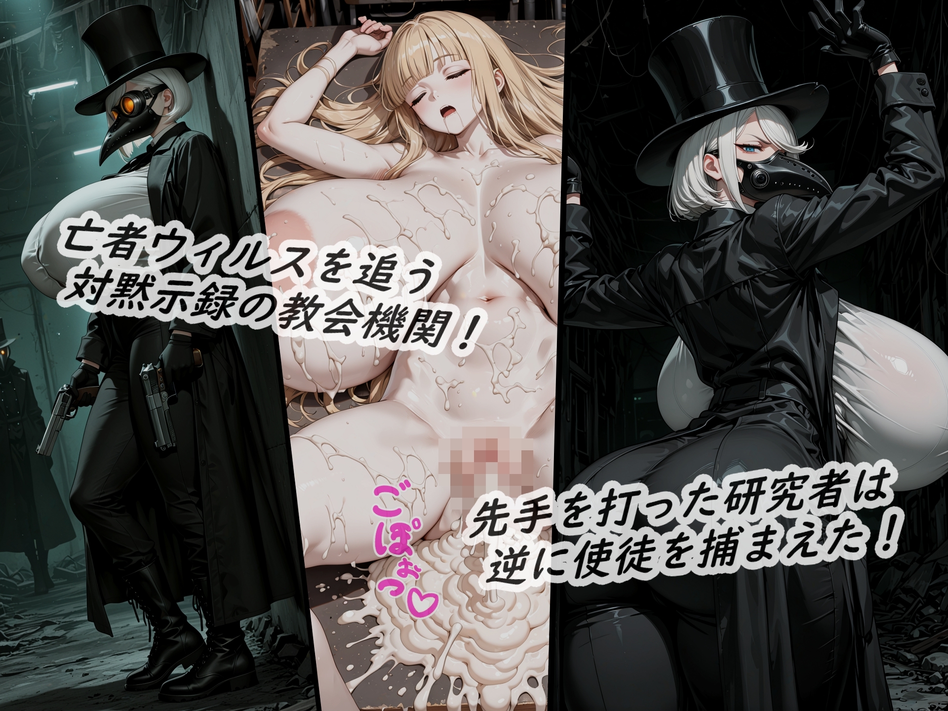 イラストノベル『亡者の溢れる世界で敗北した女の末路は…』 thumbnail 2