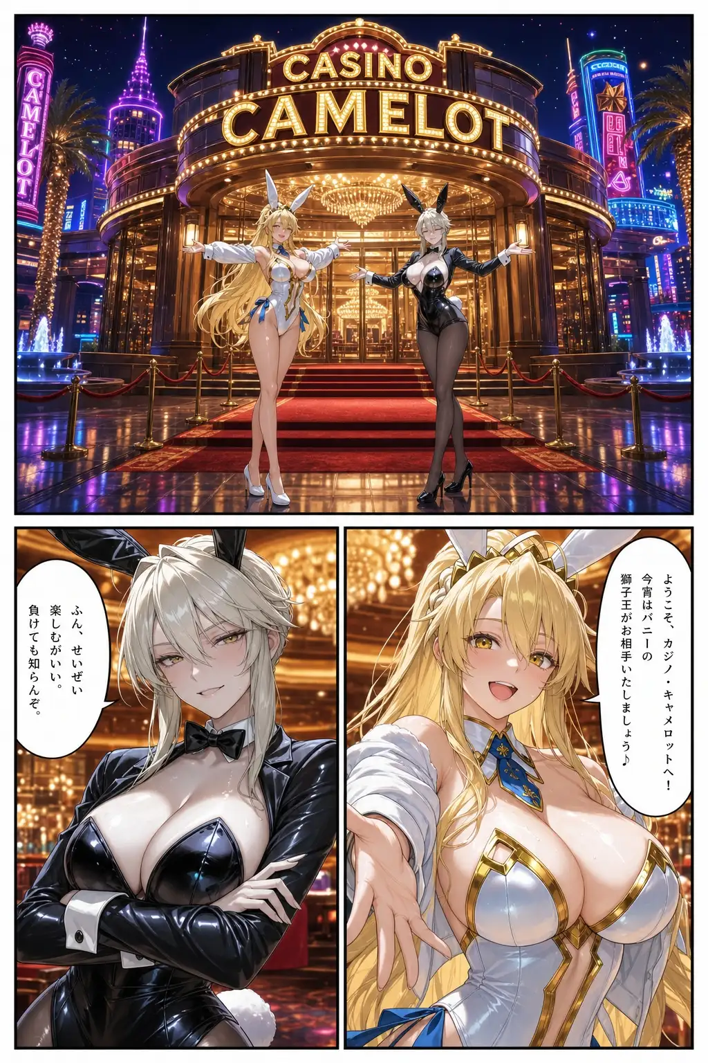 FGO・白黒バニー危機一髪 サンプル画像 5