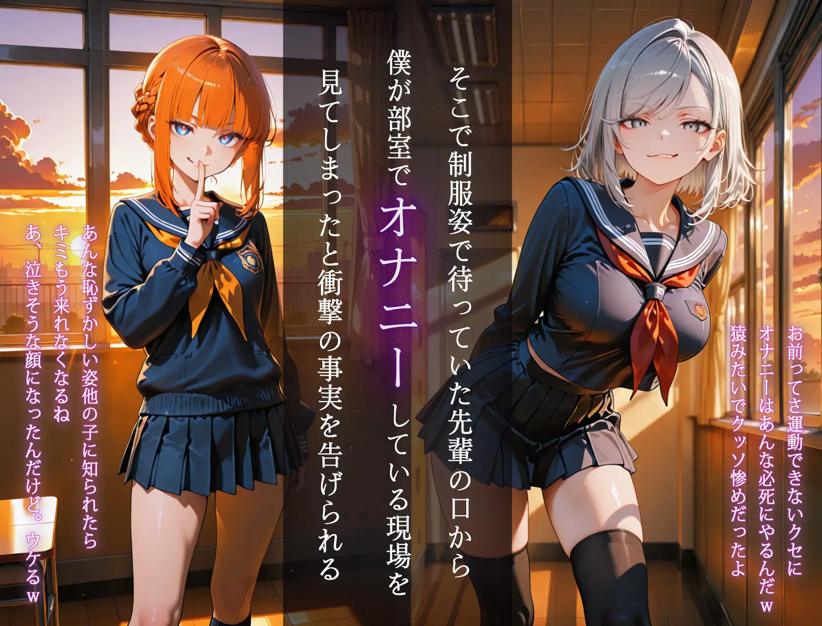 お仕置き搾精が始まる