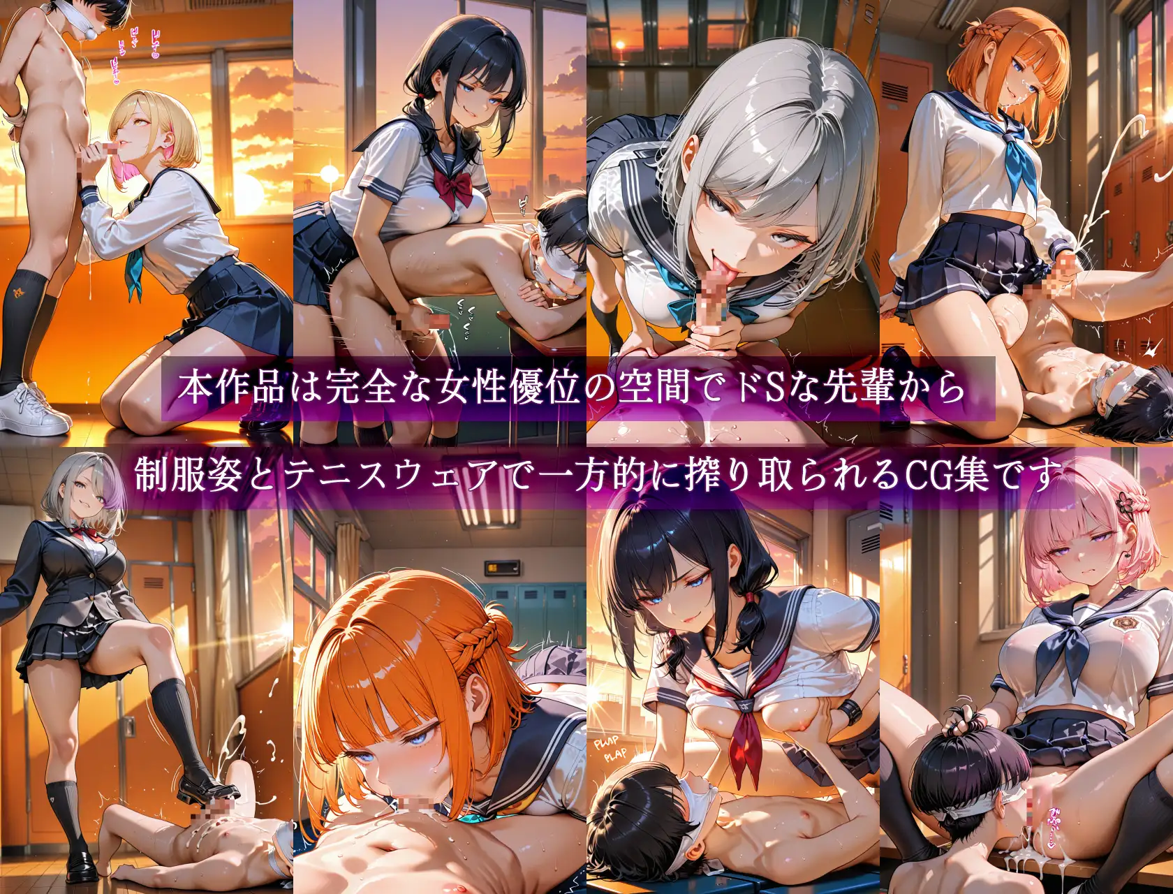 敗北して屈服するラスト前