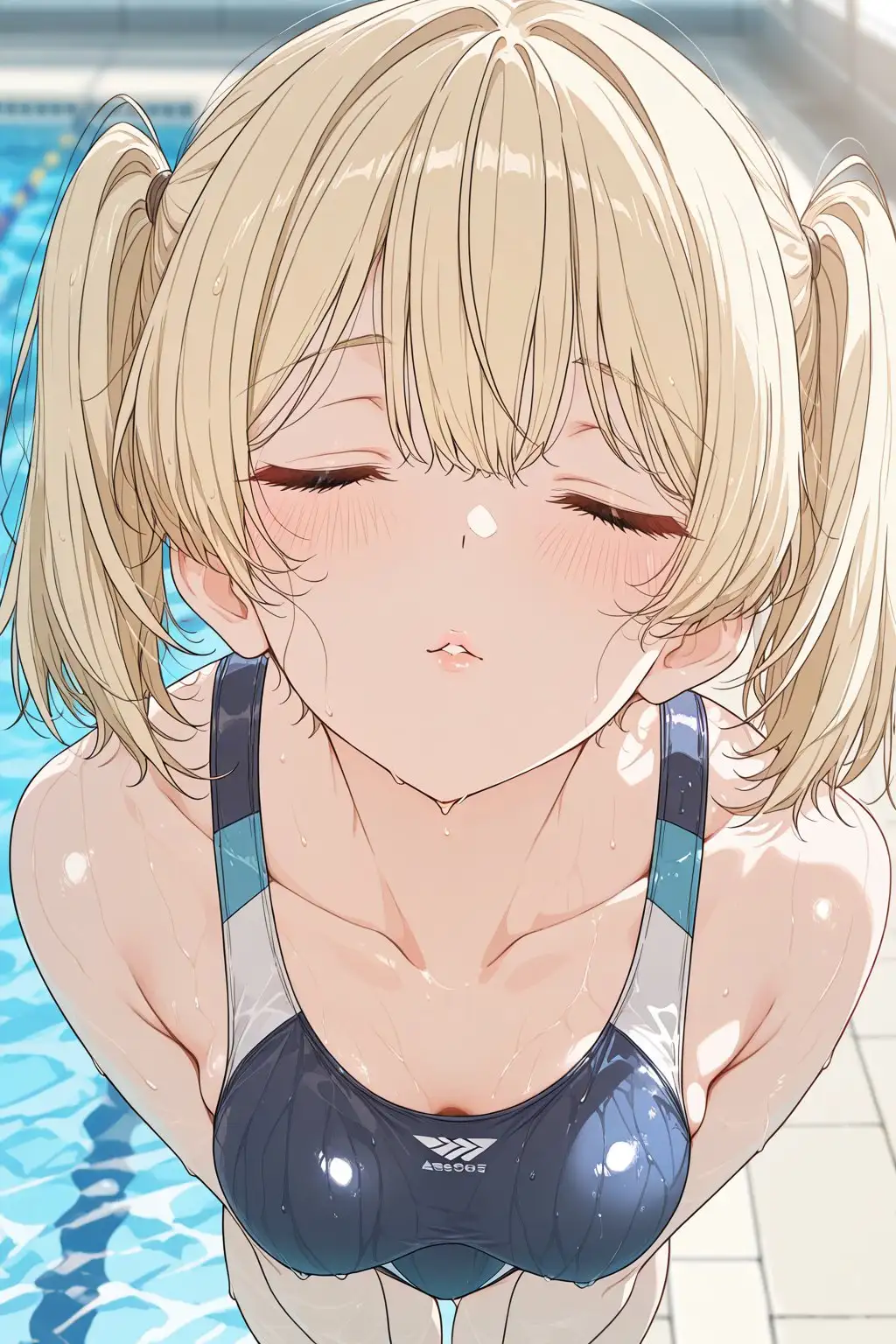 金髪ツインテール教育実習生とめちゃくちゃ中出しセックスした サンプル画像 10