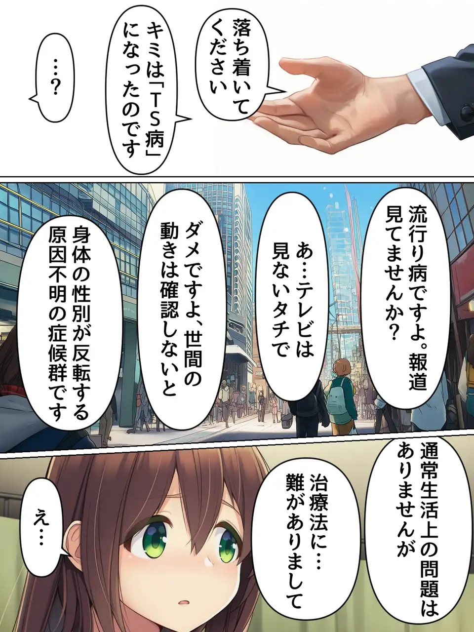 TS病で女体化しちゃった男子が治療の為セックスするハメになった話 サンプル画像 4