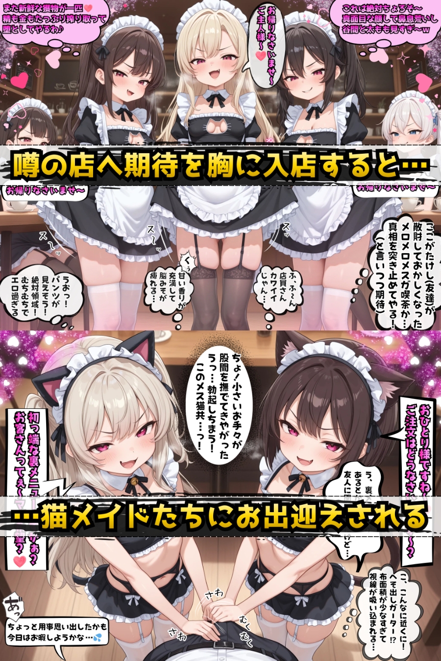 甘堕ちメスガ喫茶へようこそ！気づいた頃にはマゾ堕ちしてました_1
