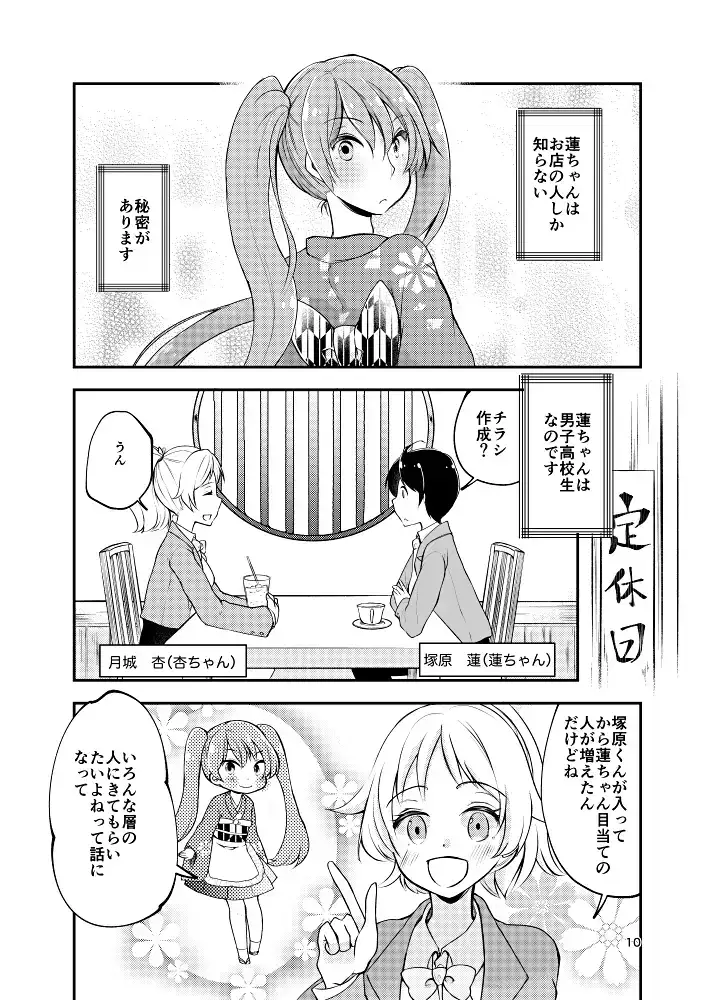 バイトを始めたら女装させられた話まとめ壱 サンプル画像 6