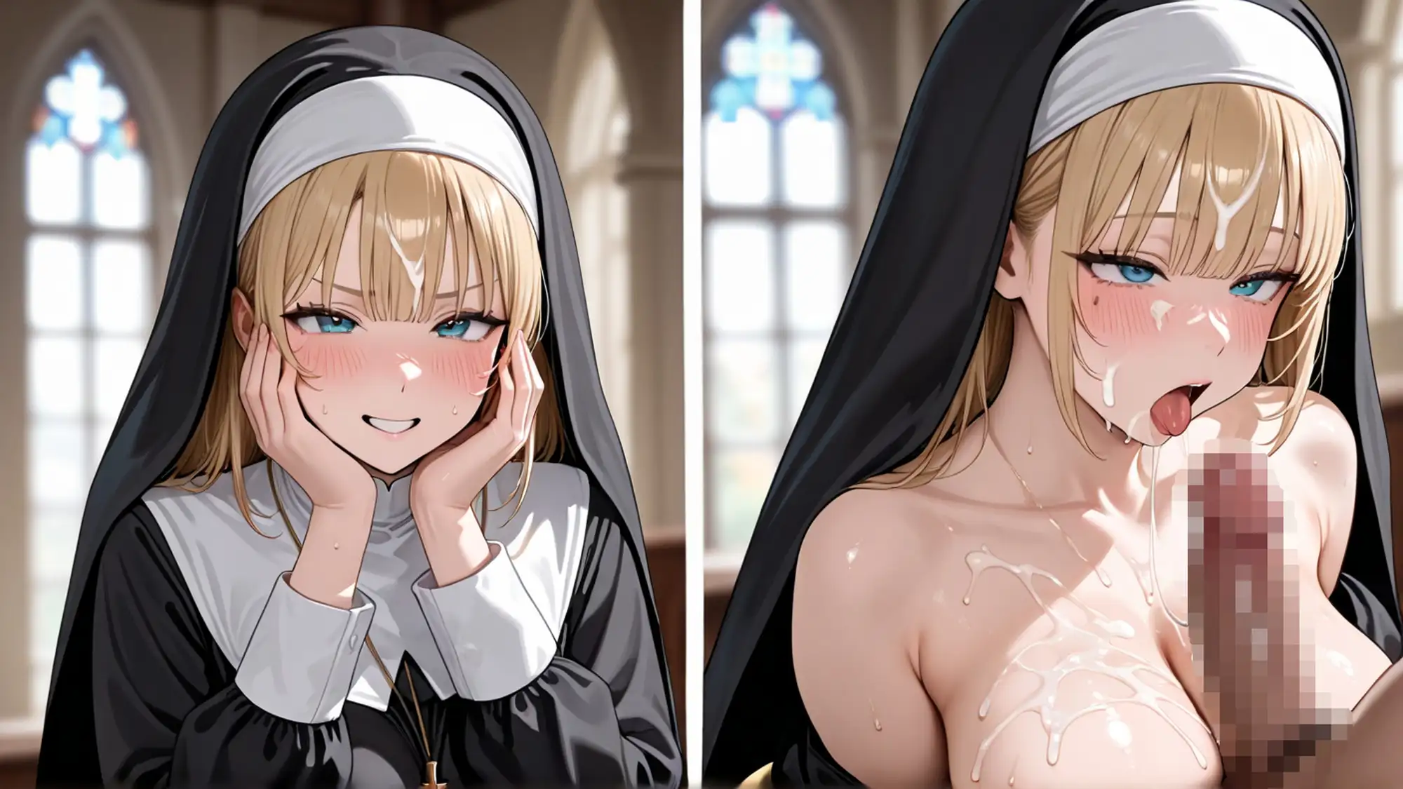 ぶっかけ修道女 サンプル画像 5