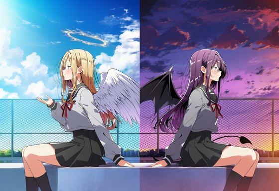 白星アリアと宵月ルカの終わらない喧嘩 リメイク