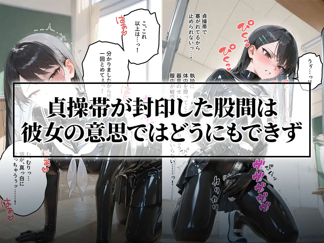 【貞操帯×未開発陥落】選択肢のない絶頂漬けに思考がとろける風紀委員