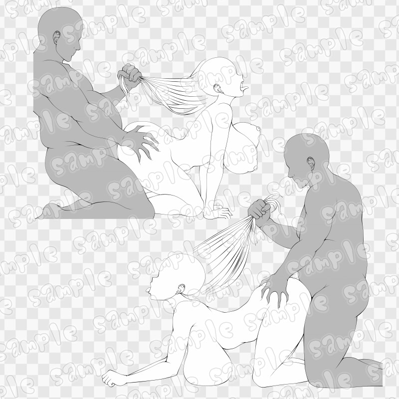 線画素材集[手]111 thumbnail 2