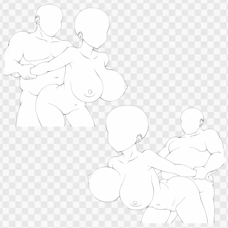 線画素材集[手]112 サンプル画像 2