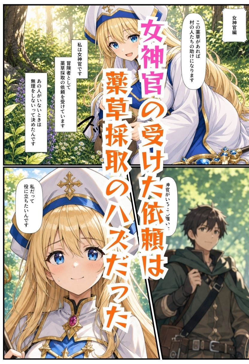 【ゴブリン姦】ゴブスレ異世界ヒロインが拘束調教されメス堕ちエルフ妖精弓手・女神官・牛飼娘_1