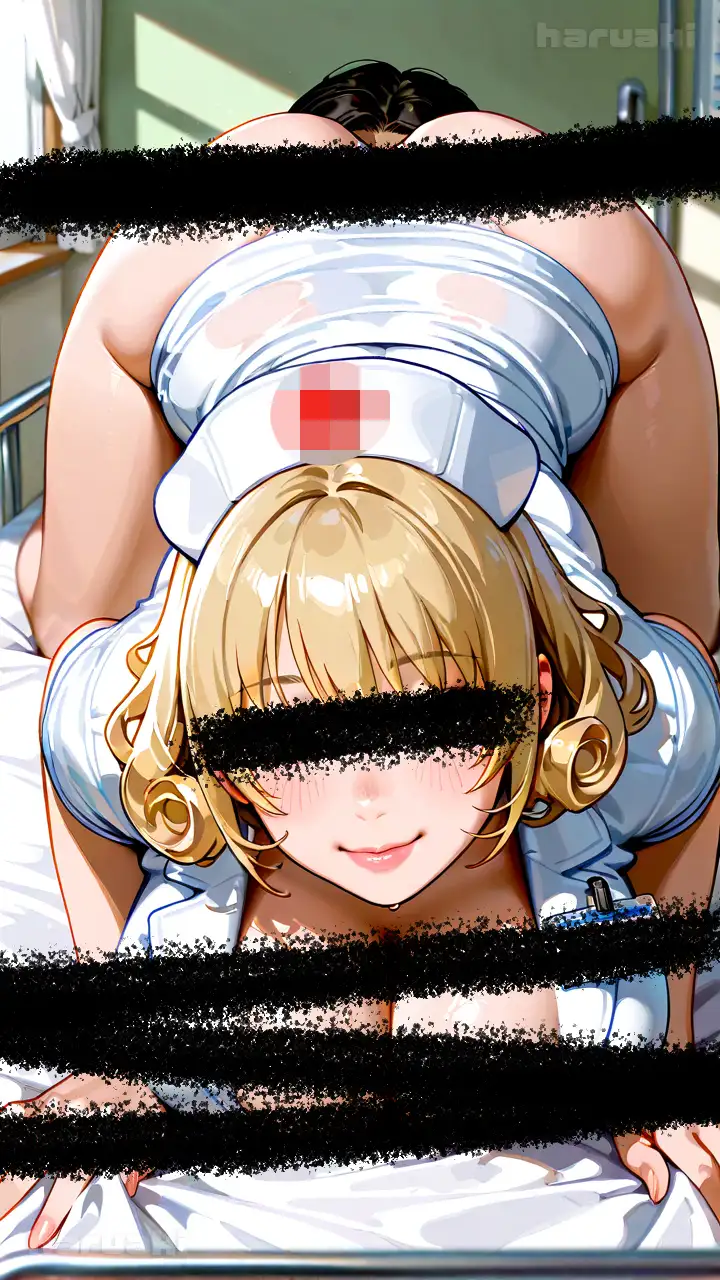 【AIアニメ巨乳美女写真集】Vol.14サキュバス系看護婦中島さんの搾精勤務しこしこ サンプル画像 2