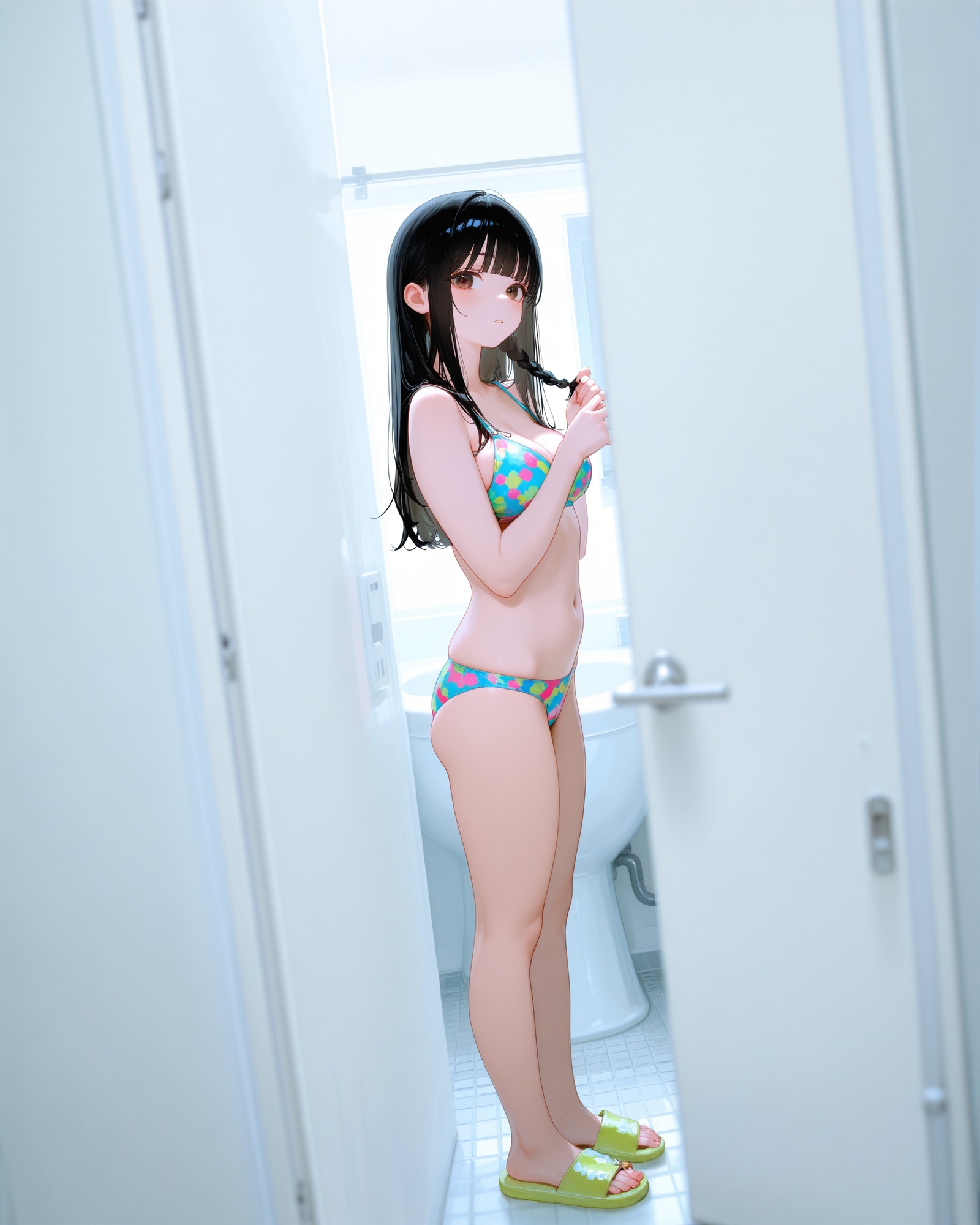 家で薄着の、無防備な姉 画像1