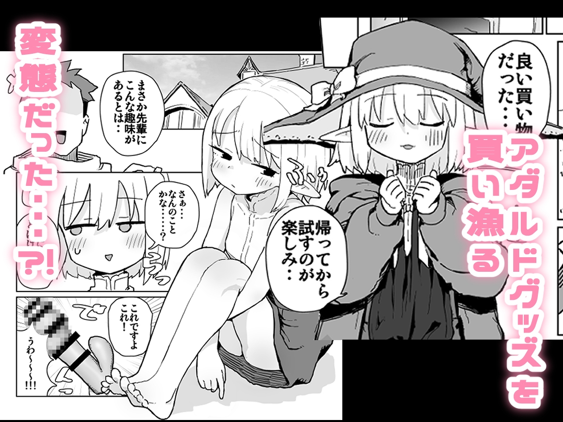 同じパーティーのクール系エルフが裏では大人の玩具で遊ぶ変態だったのでセックスすることにした_2