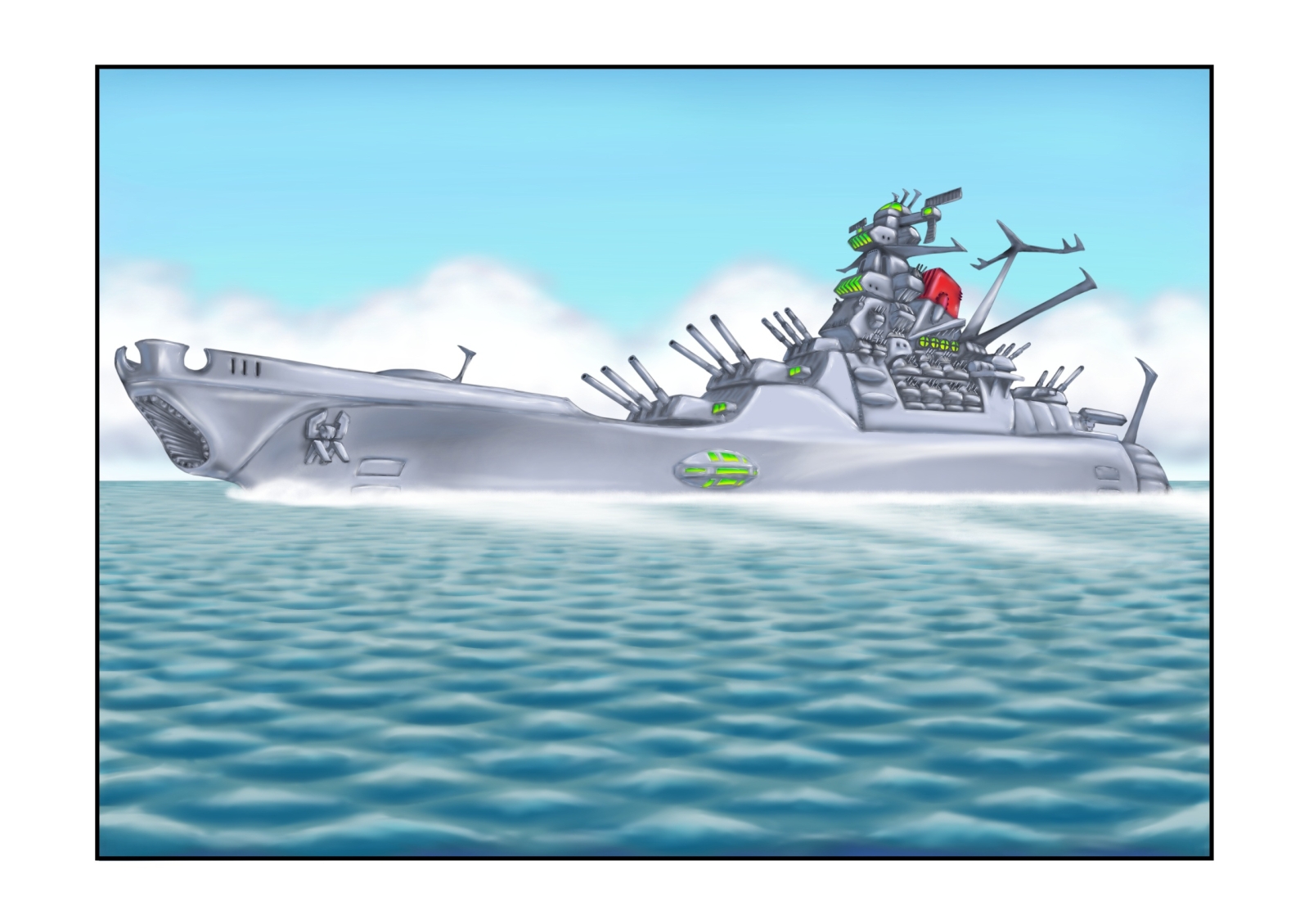 宇○戦艦ヤマトイラスト 画像1