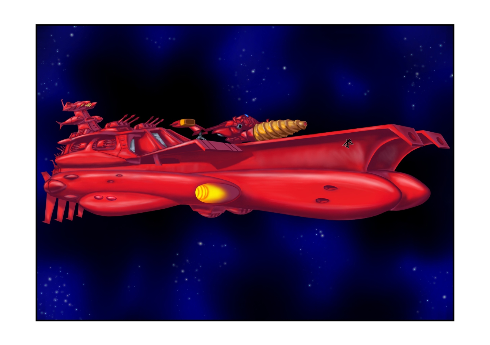 宇○戦艦ヤマトイラスト 画像3