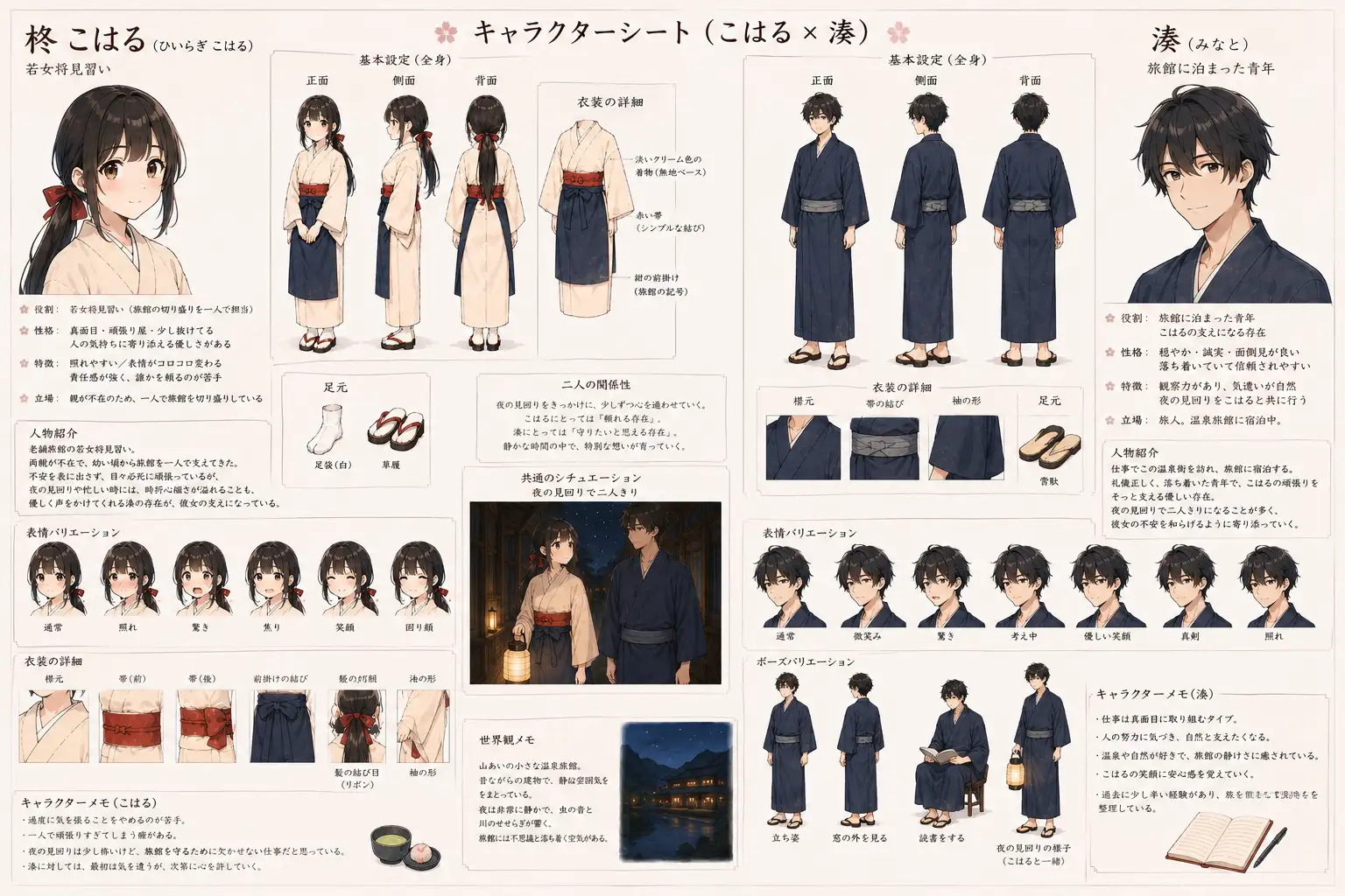 宿帳に、君の名前-夜の見回りは、君とふたりで。 サンプル画像 10