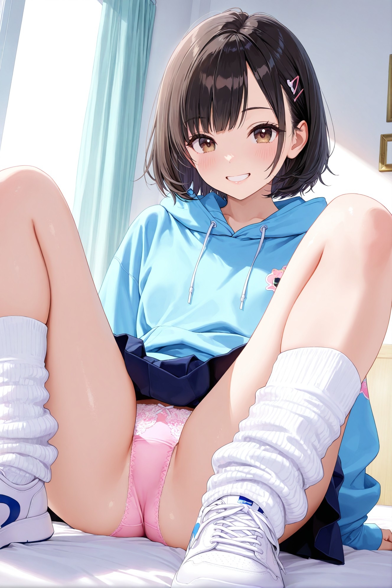 ルーズソックスJKのM字パンチラVol.6_1