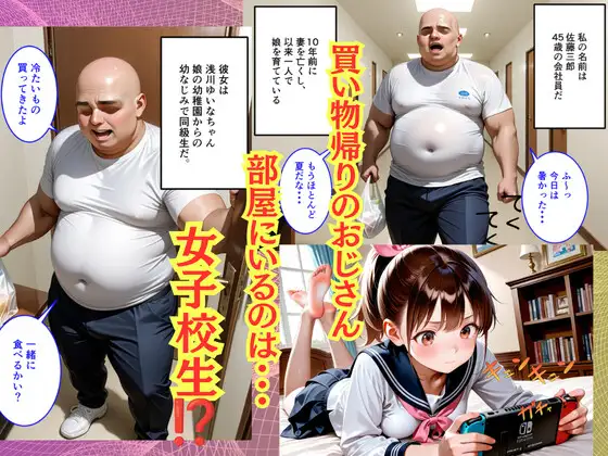 【500枚】妻を亡くして10年ご無沙汰だったおじさんが娘の同級生と子作りセックスしまくった話【女子校生】 サンプル画像 2