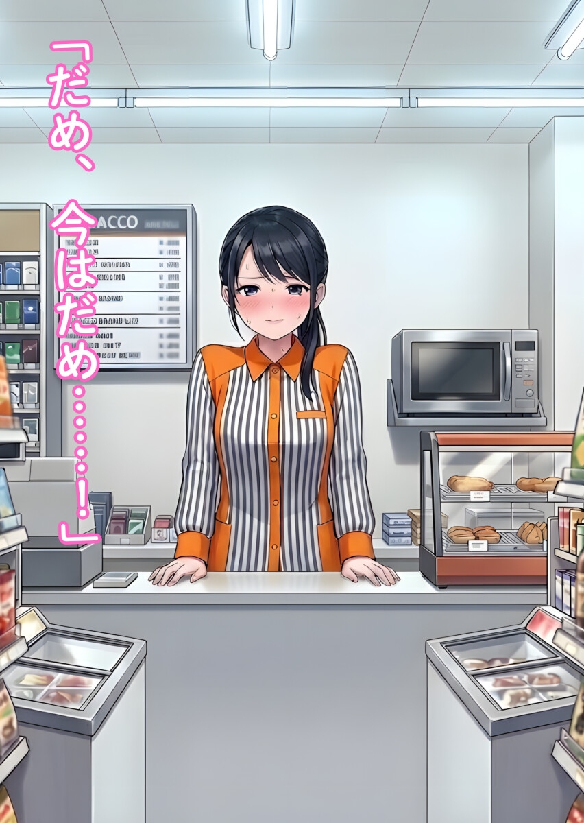 ふたなりコンビニ店員が後輩に搾られる thumbnail 3