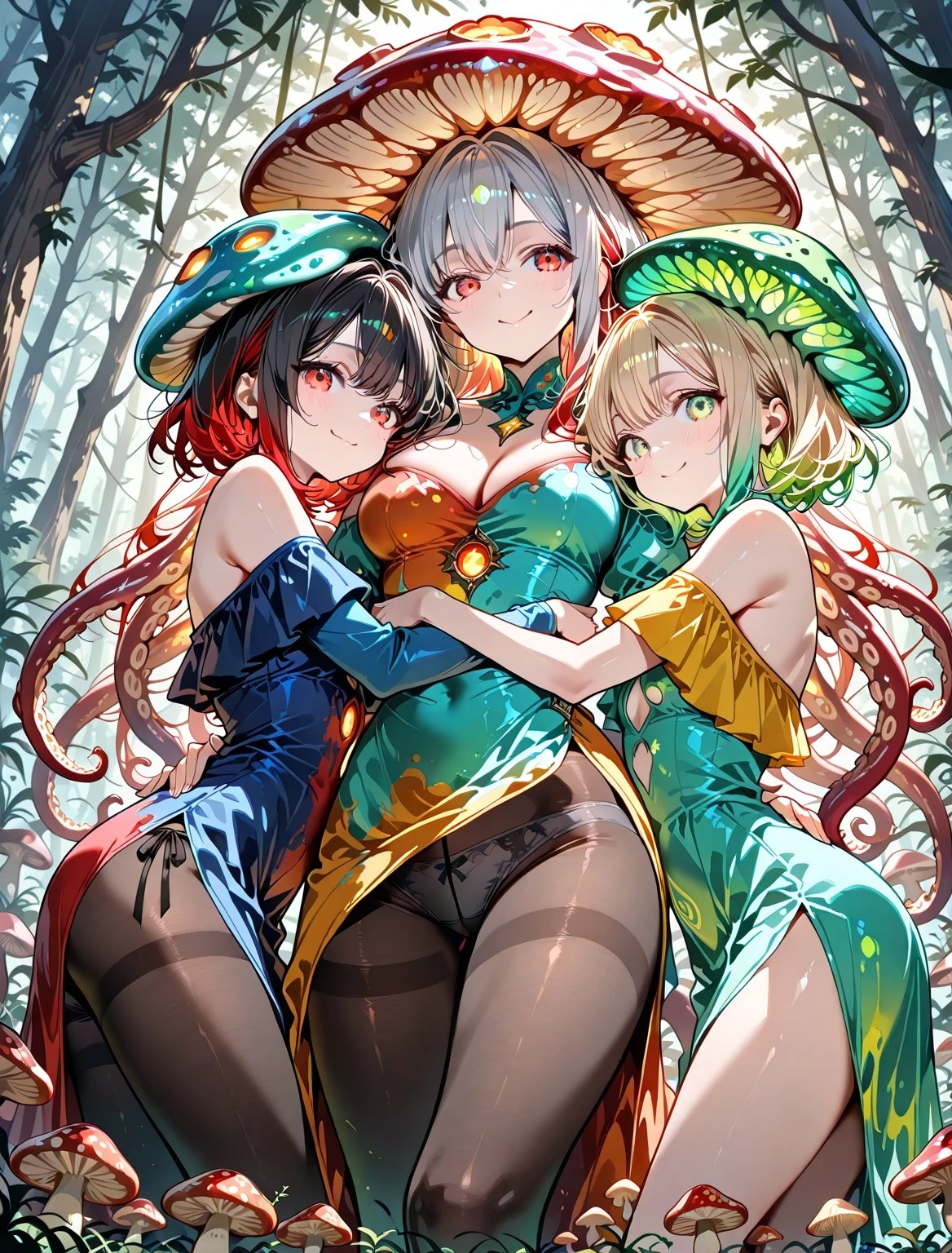 黒タイツ美少女イラスト集10モン娘編2 画像3